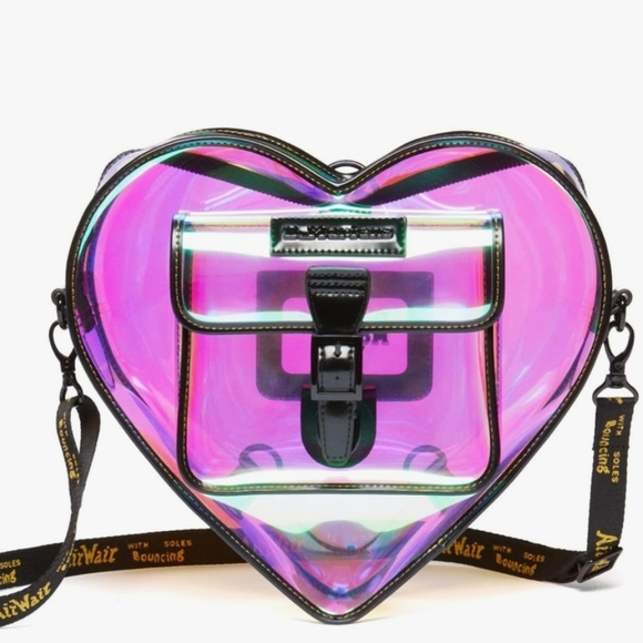 Dr. Martens Handbags - Dr Martens Transparent Heart-Shaped Backpack Crossbody Bag
